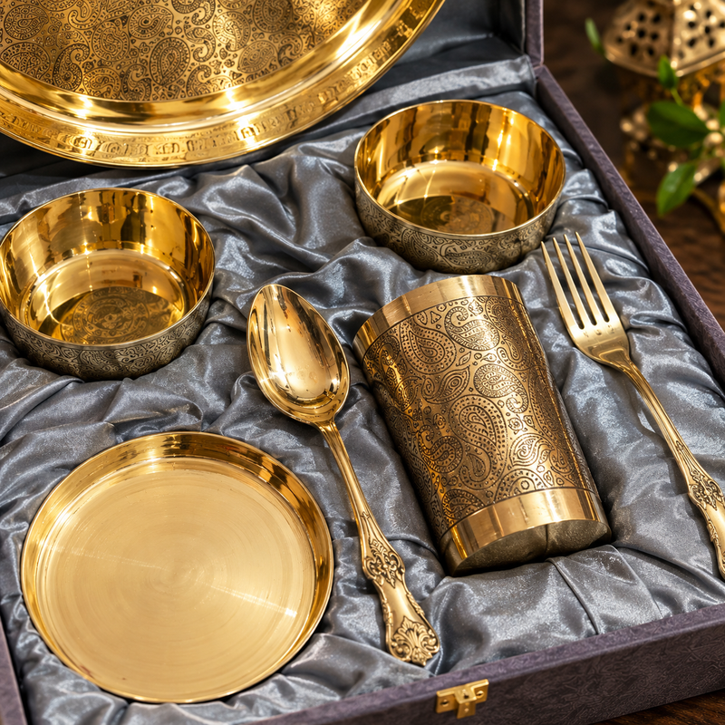 How to Arrange a Traditional Indian Thali for Dinner