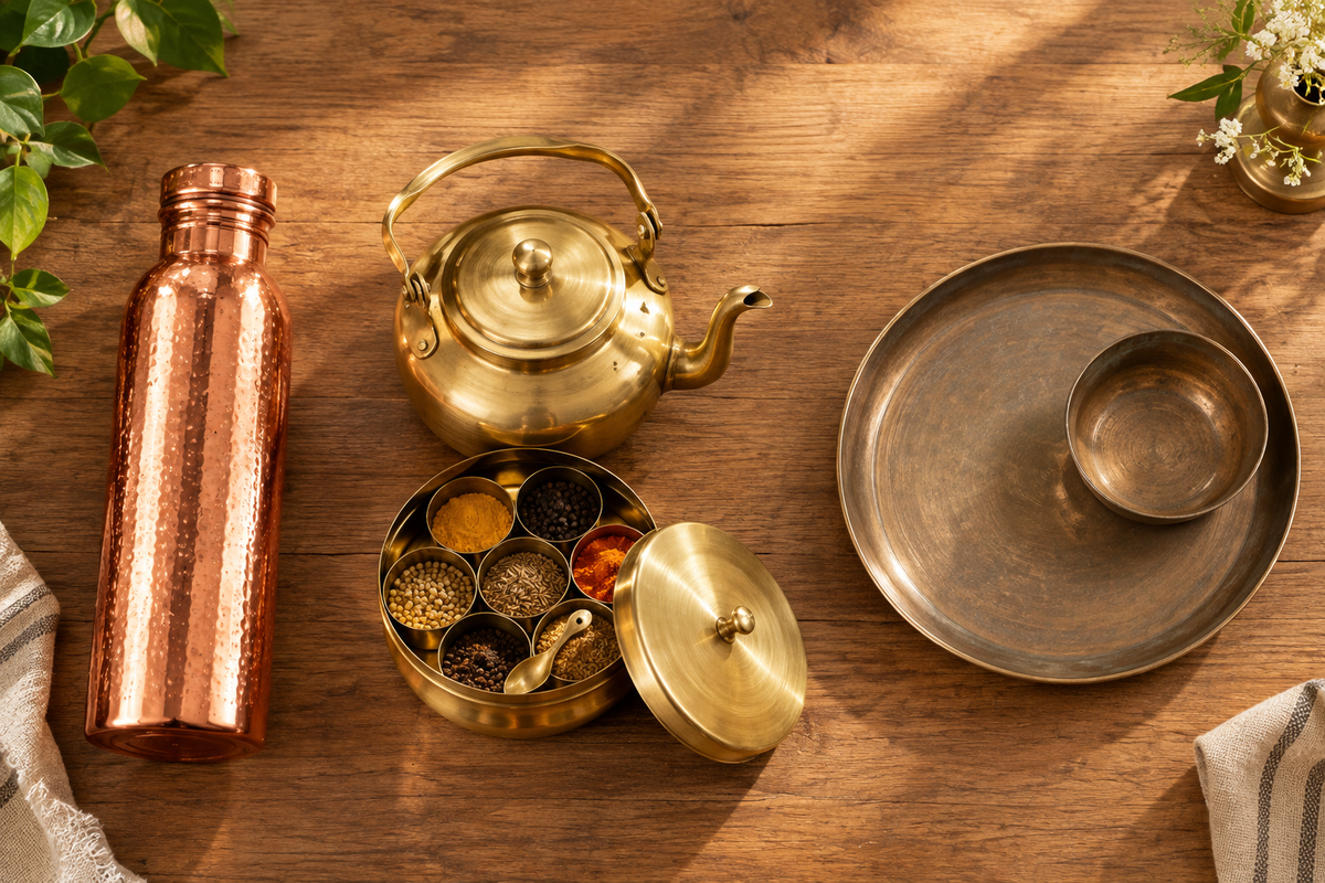 How to Clean & Maintain Copper and Brass Utensils