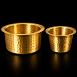 Brass South Indian Coffee Filter with Dabara Set
