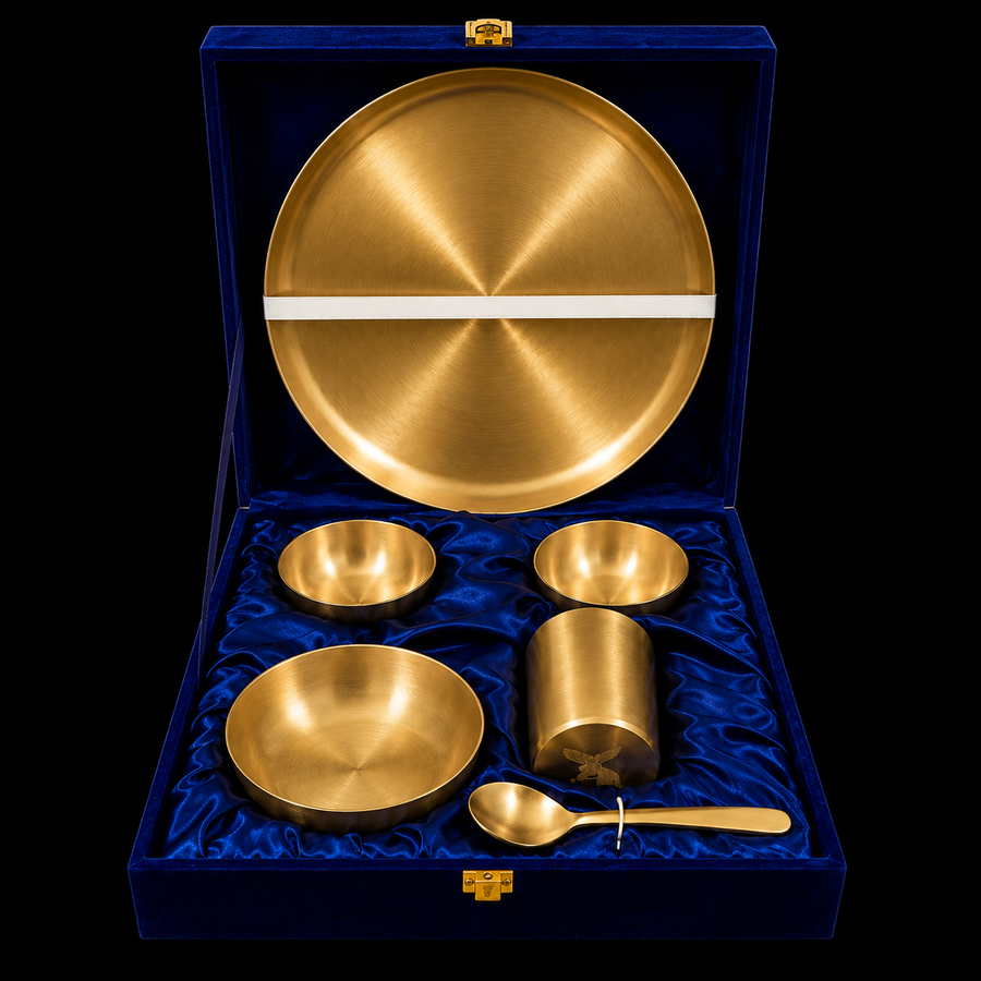 Bronze Thali Set