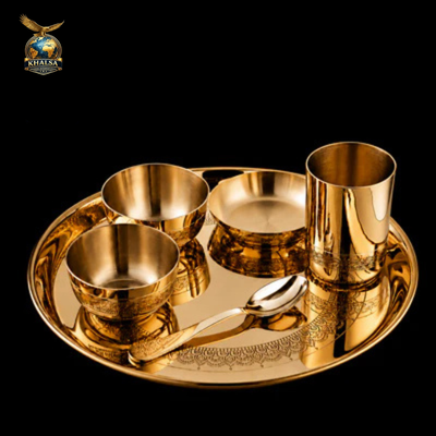 Brass Dinner Set