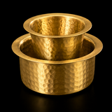 Brass South Indian Coffee Filter with Dabara Set