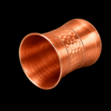 Copper Hammered & Smooth Design Drinking Glass Set (Pack of 2)